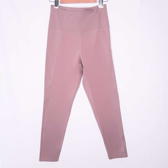 Girlfriend Collective Leggings Mauve Pink  Small XSmall Compressive High Rise - Picture 1 of 6